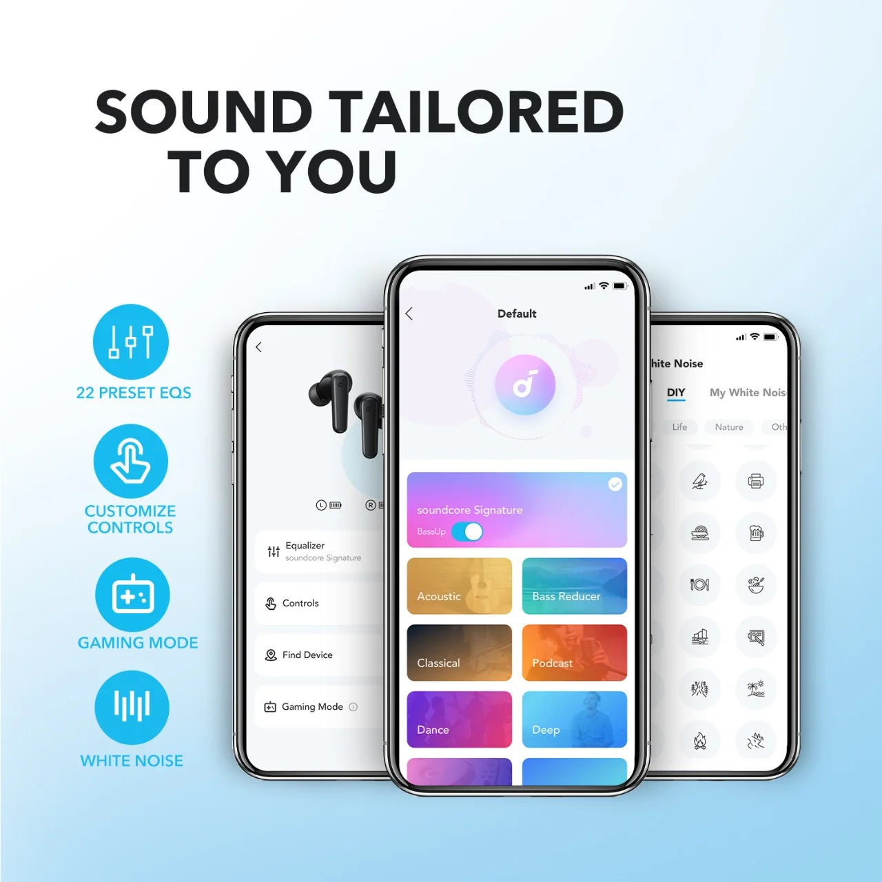 P25I Bluetooth True Wireless Earbuds - Powerful Bass, 30H Playtime, IPX5 Waterproof, Includes Charging Case - Sleek Black Design