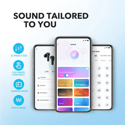 P25I Bluetooth True Wireless Earbuds - Powerful Bass, 30H Playtime, IPX5 Waterproof, Includes Charging Case - Sleek Black Design